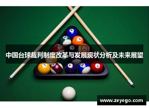 中国台球裁判制度改革与发展现状分析及未来展望